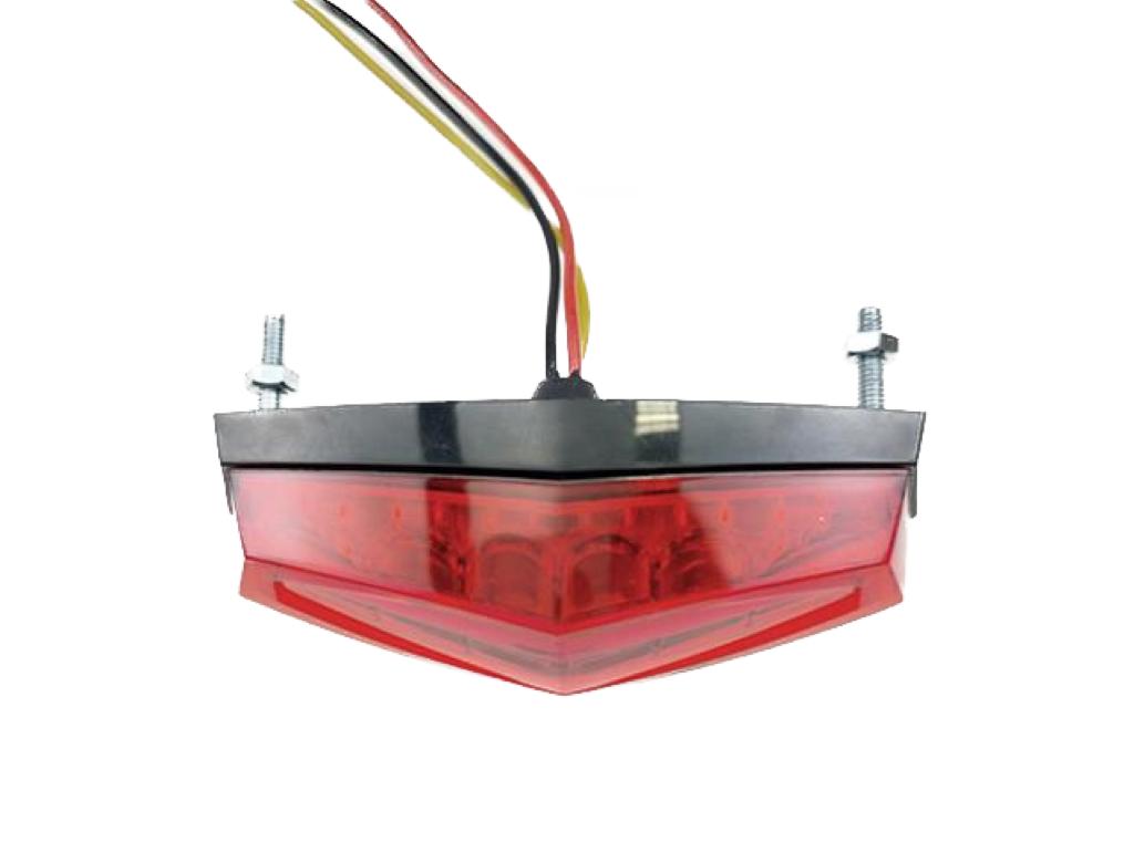 Universal LED Rücklicht Rot E-Geprüft für Roller Motorrad Quad, Rücklichter, Beleuchtung, Verschleissteile