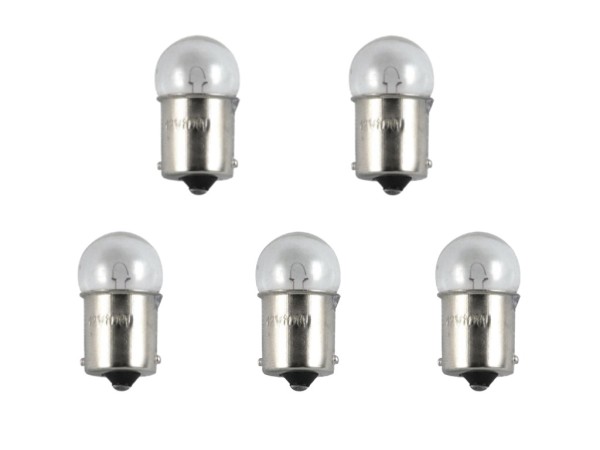 5x Glühlampe BA15S 12V 10W E-Geprüft für Zündapp Hercules Mofa Moped Bremslicht