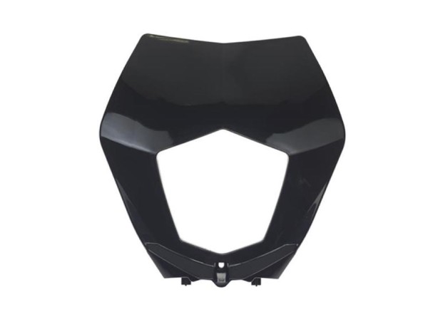 Scheinwerfer Verkleidung Front Maske Schwarz für Rieju MRT Pro 50 (ab 2021)