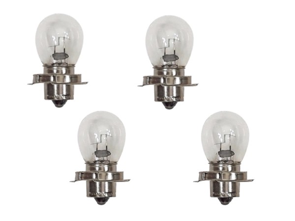 4x Glühbirne P26S 12V 15W Glühlampe E-Geprüft für Zündapp Hercules Kreidler