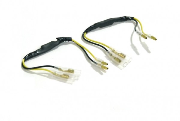 Widerstand-Set mit Adapterkabel für LED Blinker (27 Ohm, 5 Watt) Motorrad  Roller Quad, Widerstände, Elektrik, Verschleissteile